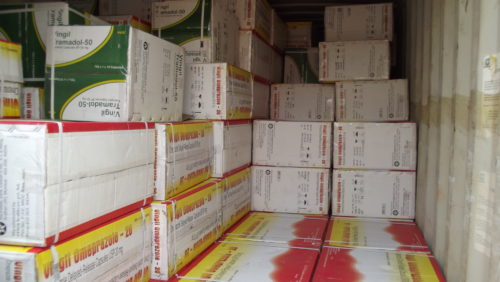 Customs impounds 870 cartons of Tramadol