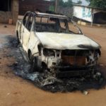 5 missing as smugglers attack Customs, burn patrol van in Ogun