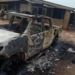 5 missing as smugglers attack Customs, burn patrol van in Ogun