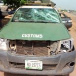 5 missing as smugglers attack Customs, burn patrol van in Ogun