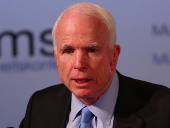 Republican U.S. Senator John McCain