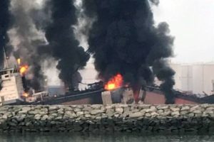 One dead after tanker catches fire at Hamriyah Port