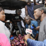 Osinbajo prices fish, onions, others at Garki market