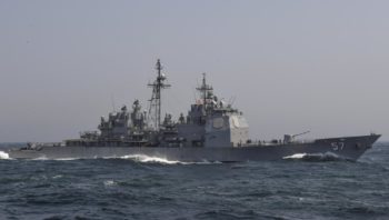 U.S. Navy cruiser collides with South Korean fishing vessel