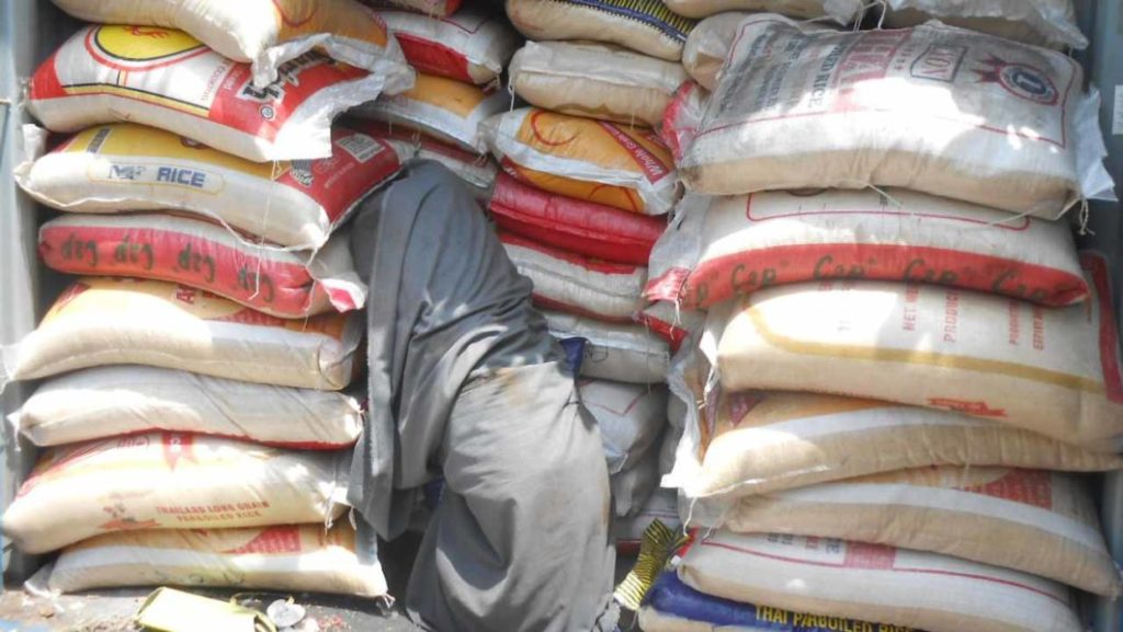 land borders over rice smuggling 