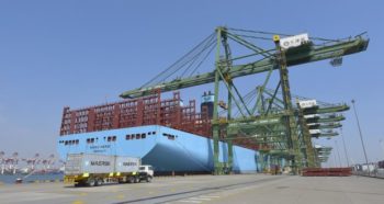 madrid-maersk-tianjin-port