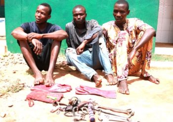 3 suspected vandals arrested, remanded in Kirikiri prisons