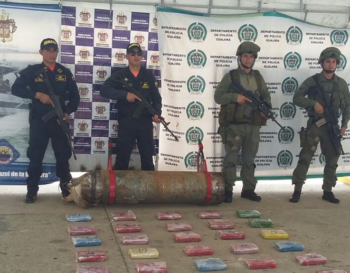 50kg of cocaine seized aboard ship in Colombia