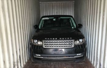 Customs hands over 2 suspected stolen Range Rover sport cars to Interpol