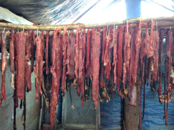 Dry meat market