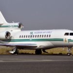 Nigeria’s presidential jet parked in London