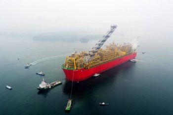 Shell’s gigantic prelude FLNG sets sail for Australia