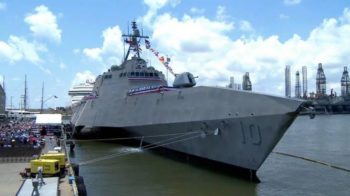 U.S. Navy commissions littoral combat ship USS Gabrielle Giffords