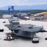 UK’s biggest warship HMS Queen Elizabeth sets sail for first time