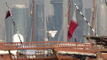 ships flying Qatari flags