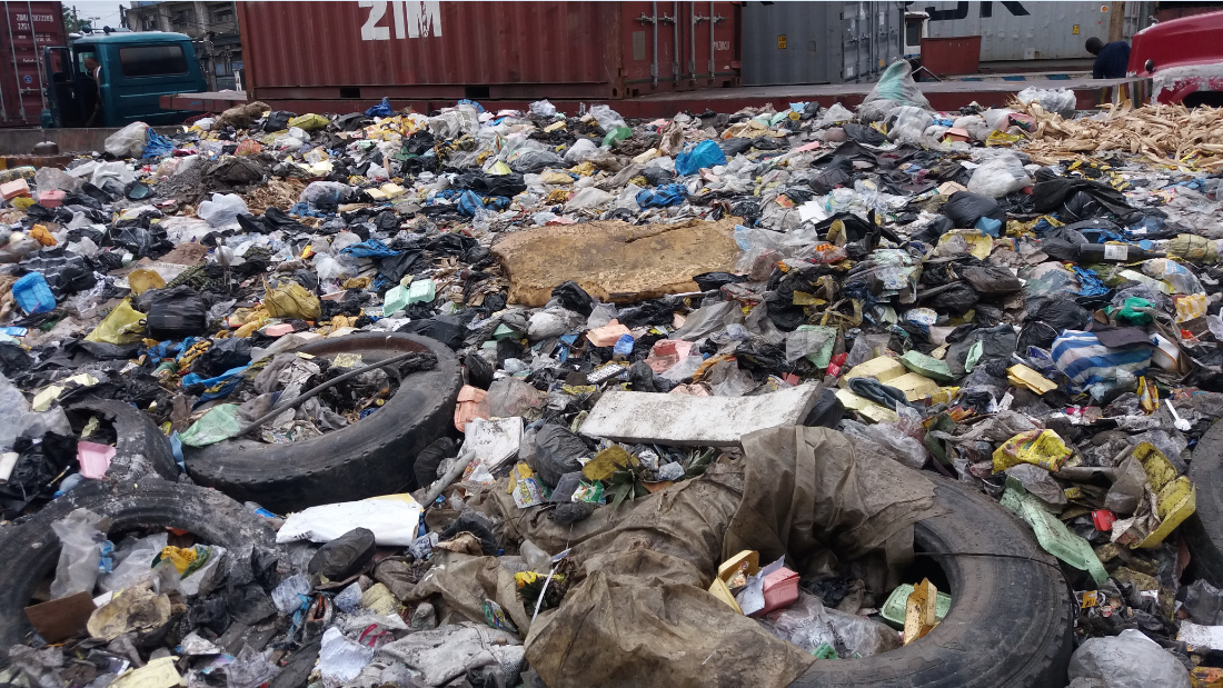 PHOTOS: Epidemic looms as heaps of refuse take over Apapa port roads 