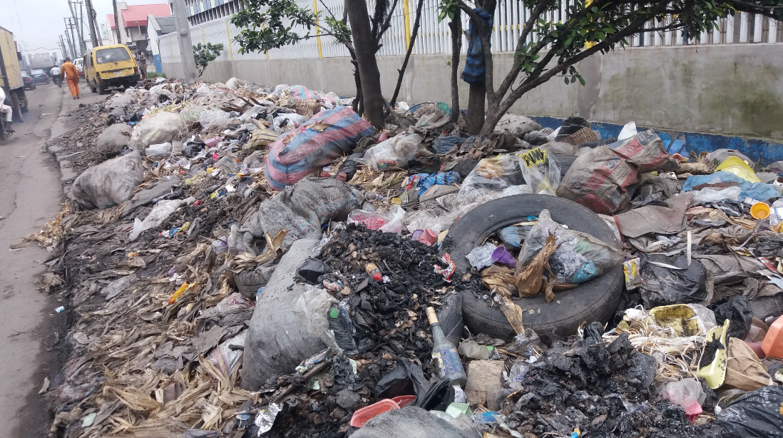 PHOTOS: Epidemic looms as heaps of refuse take over Apapa port roads 