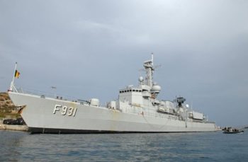 Belgium Navy Frigate