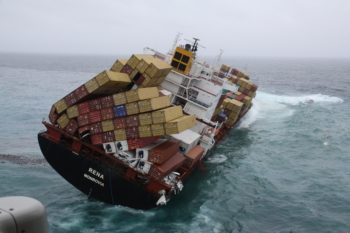 Number of containers lost at sea drops
