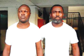 Oil thieves bag 20 years, weep in court