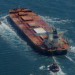 Two injured in explosion aboard Polaris ore carrier 