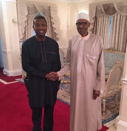 Adeboye visits Buhari in London -1