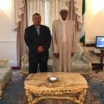 Barkindo visits Buhari in London