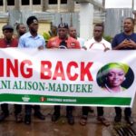 Bring Back Diezani, Charly Boy, other protesters tell EFCC 