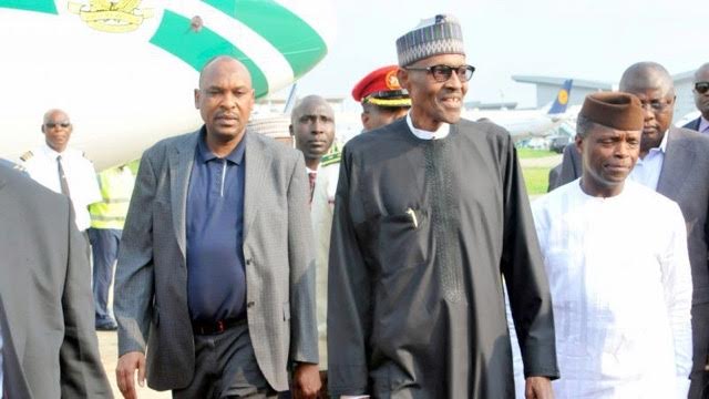 Buhari returns to Nigeria from London-