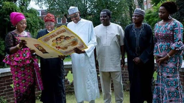 Buhari speaks from London, says can’t return home yet