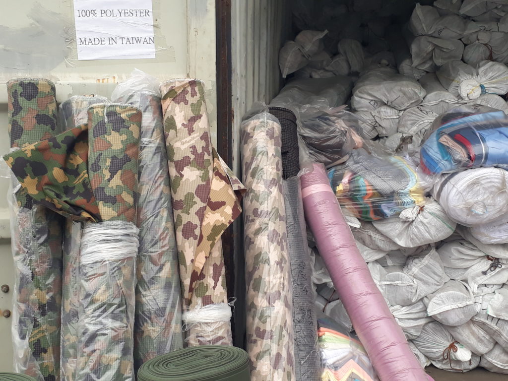 Customs impound container load of military uniforms in Lagos Ships