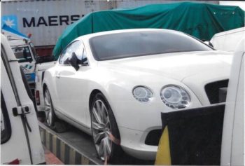 Customs intercepts exotic cars