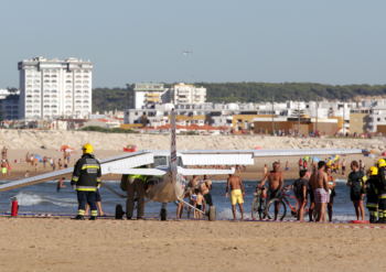 Eight-year-old girl, one other killed as plane falls on beach