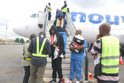 NEMA receives 174 repatriated Nigerian migrants from Libya