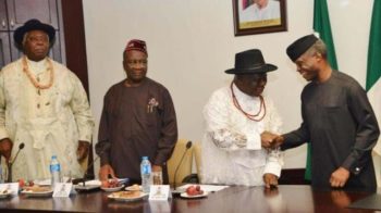 Niger Delta elders meet Osinbajo 72 hours after issuing ultimatum