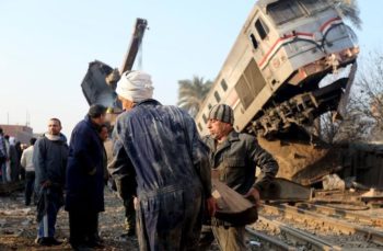 Train crash in Egypt's Alexandria