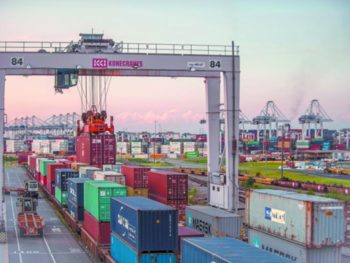 Georgia ports records higher volumes