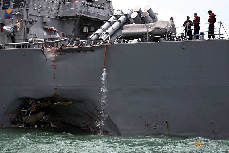 Sudden turn caused US naval warship, oil tanker to collide– Report