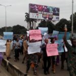 Former Airways workers protest unpaid severance benefits
