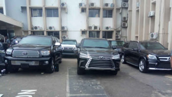 Customs impound exotic vehicles in Abuja