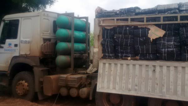 Customs impounds Dangote truck with 3,000 cartons of banned poultry