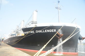 Ports & Cargo receives bulk carrier on maiden voyage 