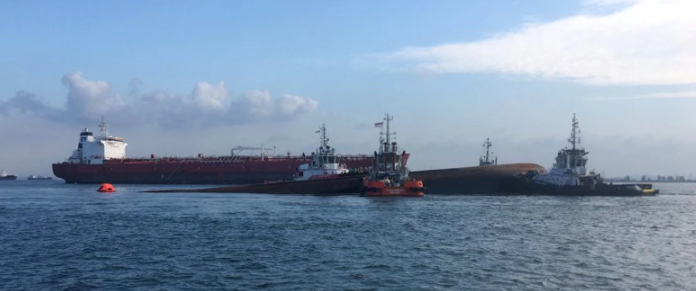 Two bodies recovered, three missing in Singapore Strait collision
