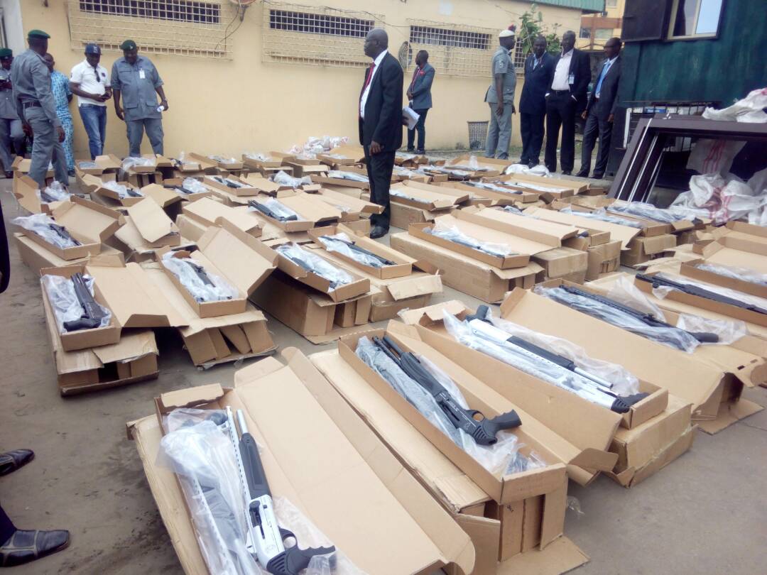 Customs steps up surveillance against illegal arms imports