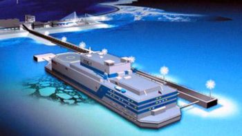 Russia floats massive new ship with nuclear reactors 