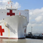 US hospital ship arrives Puerto Rico