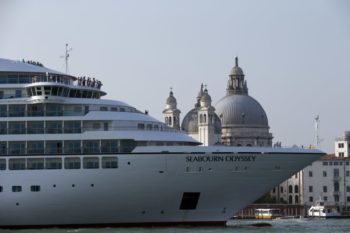 Italy moves to force big cruise ships to take back route to Venice
