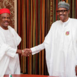 PHOTOS: Victorious Obiano visits Buhari
