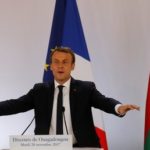 Protest greets arrival of French President in Burkina Faso