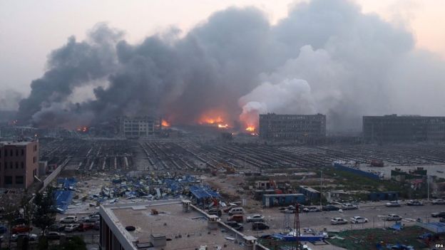 Two die in Chinese port city explosion